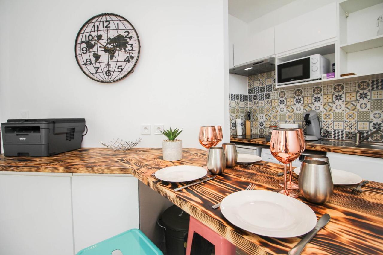 Charmant T2 En Coeur De Ville - 2 Lits + Lit Bebe - Wifi - Imprimante Carcassonne Ngoại thất bức ảnh